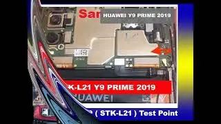 Huawei Y9 Prime STK L21 with test point frp unlock tool