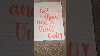 Trust in Him #handwriting #lettering #calligraphyhandwriting #handwriting #handlettering #art