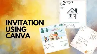Housewarming Invitation Creation - How to create an invitation