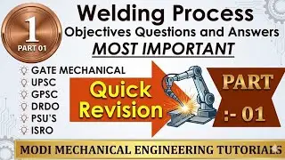 OBJECTIVE QUESTIONS AND ANSWERS ON WELDING || PART- 1 || Welding MCQ | Welding process explained