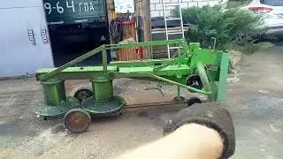 Ремонт роторной косилки. Тележка для косилки.