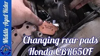 Changing rear brake pads - 2015 Honda CBR650F