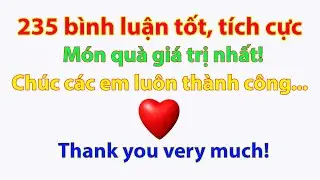 Tổng hợp 235 bình luận đẹp, tích cực