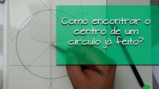 Technical Drawing - How to find the center of a circle that already exists?
