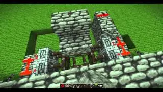 minecraft how to make a redstone 2x2 door
