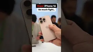 Oops! iPhone 16 so much fight... 🥱 #shorts