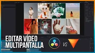 Editar vídeo multipantalla en Resolve y en HitFilm Express