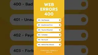 Web Errors 400 | Part I