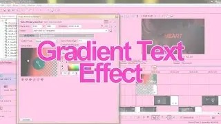 Gradient Text Effect | Sony Vegas