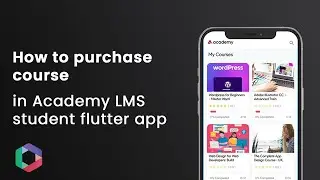 How to purchase course in Academy LMS student flutter app