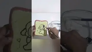 Melukis BT21 Diatas Spon, Hasilnya Bagus Banget!