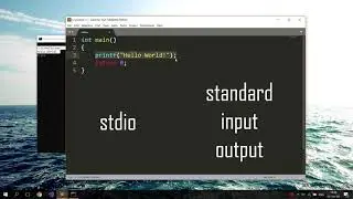 Programming for Beginners C Language. Lesson 5. Hello World.