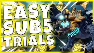 Dauntless Thunderdeep Drask trials - EASIEST sub 5 build and guide
