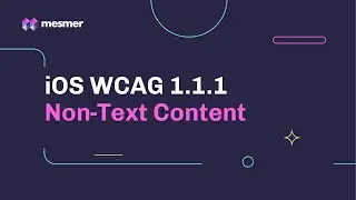 How to fix iOS WCAG 1.1.1 Non-Text Content Accessibility Violations