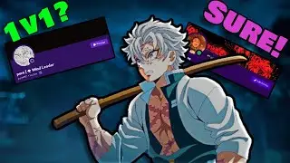 Fighting a 🍃Wind🍃 Leader in onikami (I lost...)