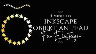 Inkscape Tutorial: Objekte an einem Pfad fließen lassen und duplizieren