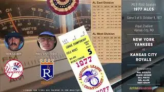 1977-Oct-09 • NYY/KCR • ALCS G5 • New York Yankees vs Kansas City Royals - Baseball Radio Broadcast