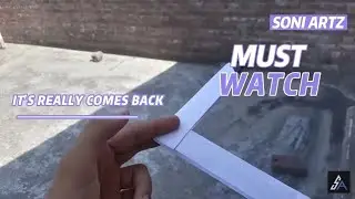 How to make boomerang origami at home | easy way | dry craft