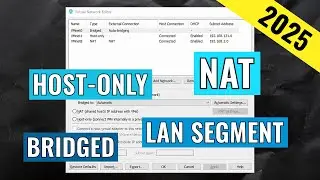 NAT vs Bridged vs Host-Only vs LAN — VMware Virtual Networking (2025)