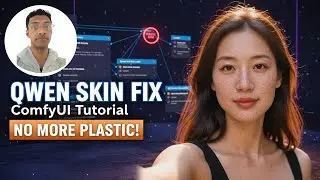 Fix Qwen Plastic Skin: Add Natural Details in ComfyUI with this Qwen LoRA