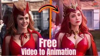 Turn any video into Animation or Cartoon for free using AI │ Turn any video into Anime for free