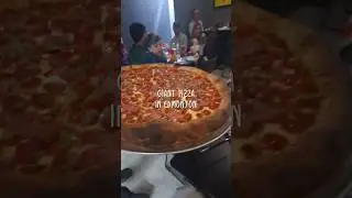 Where to Eat in Edmonton - GIANT PIZZA 🍕 Lore Pizza (Lindork Does Life 💛) Visit my blog for more!