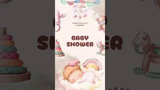 Baby Shower Invitation Video Template Free I Baby Shower Invitation Card Ideas I 