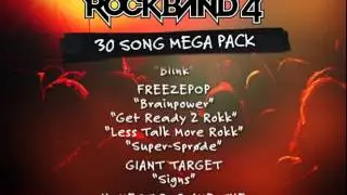 Rock Band 4 30 Song Mega Pack!