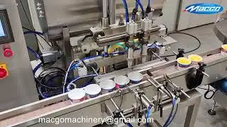 Bucket filling capping machine