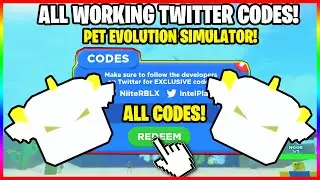 PET EVOLUTION SIMULATOR! *ALL WORKING TWITTER CODES* THIS GAME IS SUPER FUN! - ROBLOX