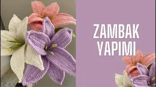 LILY RECIPE / AMIGURUMI LILY MAKING / EASY LILY RECIPE