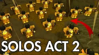 SOLO ACT 2 TRIUMPH EVENT TOWERS ONLY (COMMANDO OP?) | Roblox Tower Defense Simulator