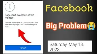 Page isn't available at the moment facebook problem | Facebook login problem in pakistan