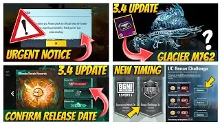 🔴Glacier M762 | Prize Path Release Date | Bonus Challenge New Timing | 3.4 Update Release date