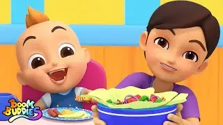çiğne çiğne yemeğini çiğne + Daha eğitici şarkı ve çocuk hikayeleri - Boom Buddies