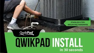 QwikPad for Condensers | Florida Install | New Condenser