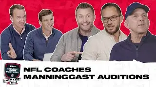NFL Coaches Audition for the ManningCast