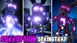 CORRUPTION SPRINGTRAP ATTACKS! | Forsaken AR New Dev Animatronic (FNaF AR Mod)