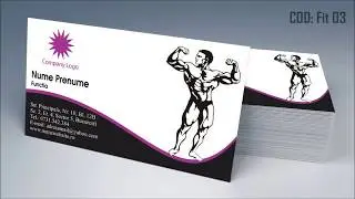 Carti de vizita Fitness Antrenor Personal Nutritionist by CDVi