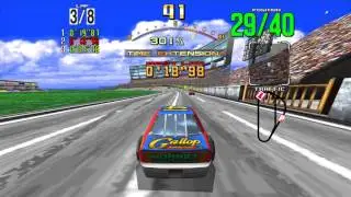Daytona Usa Sega Model 2 Emulator Gtx 1070 Gameplay