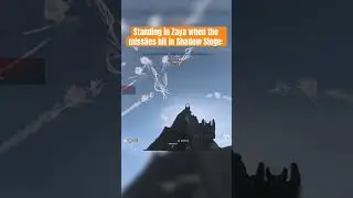 Standing in Zaya when the missiles hit in Shadow Siege:
