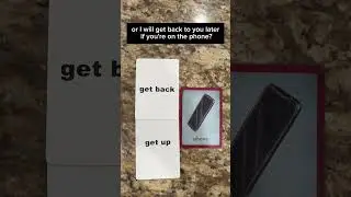 English Phrasal Verb Lesson | Get Back or Get Up 