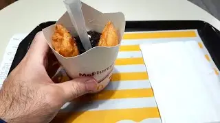 New McDonald's Oreo Apple Pie McFlurry - Apple Pie A-La-Mode