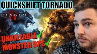 Quickshift Tornado (S Tier Druid Build) Super Tanky and Amazing DPS! Diablo 4 - Season 4