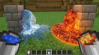 Realistic Lava vs Realistic Water - part 2 (what will happen?)