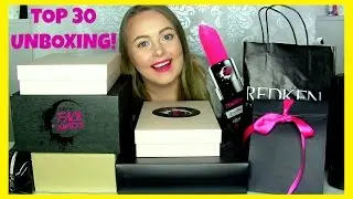 TOP 30 UNBOXING - NYX Cosmetics Nordic Face Awards 2017