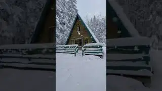 Дом в горах #mountains #reels #shorts #snow #архыз #горы #домбай #зима #краснаяполяна #любовь