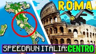 MINECRAFT SPEEDRUN NELLA MAPPA DELL'ITALIA [CENTRO] #2
