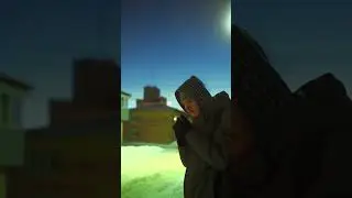 Когда собираешся снять классный закат зимой в -30. Итог: идёшь домой в дубовом состояние. Без заката
