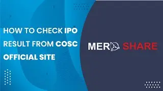 How to check IPO result from cdsc official website?